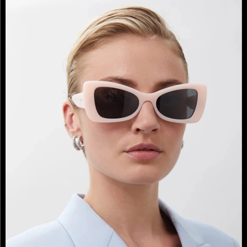 Celine pale pink cat eye sunglasses